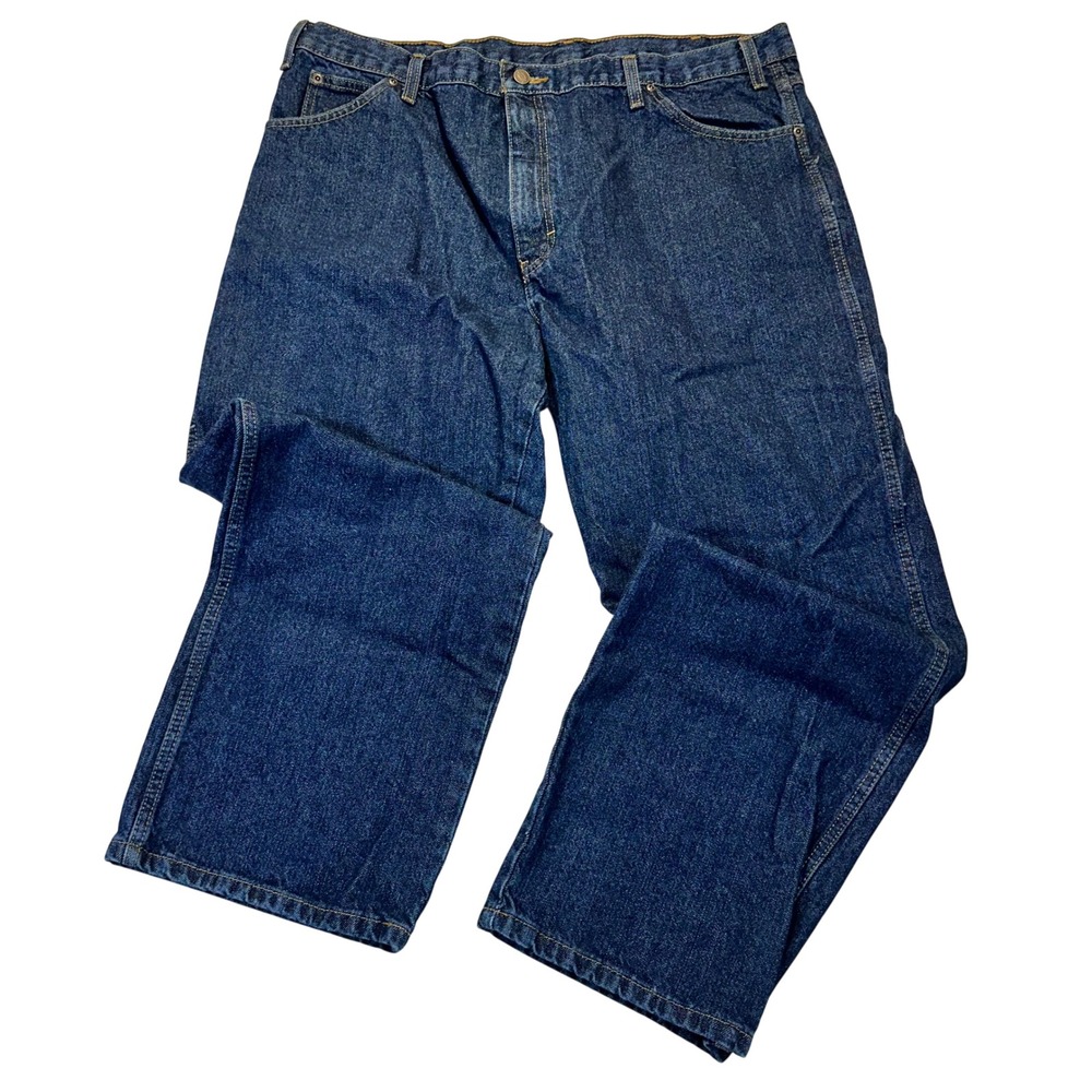 Dickies Carpenter Jeans Mens 40x29 Dark Blue Denim Workwear‎ Utility Gorpcore